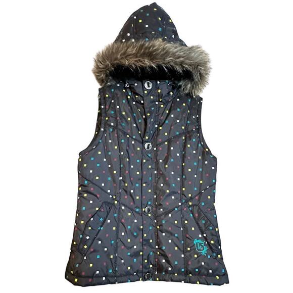 Burton DryRide Women's Insulated Hooded Ski Snowboard Vest Sz. M NWOT Gorpcore - Picture 2 of 16